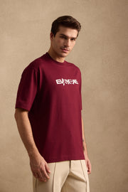 THE BAMBOO CREW TSHIRT IN MULBERRY WINE
