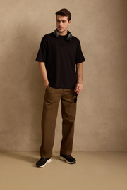 THE BAMBOO CREW TSHIRT IN DEEP BLACK