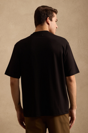 THE BAMBOO CREW TSHIRT IN DEEP BLACK