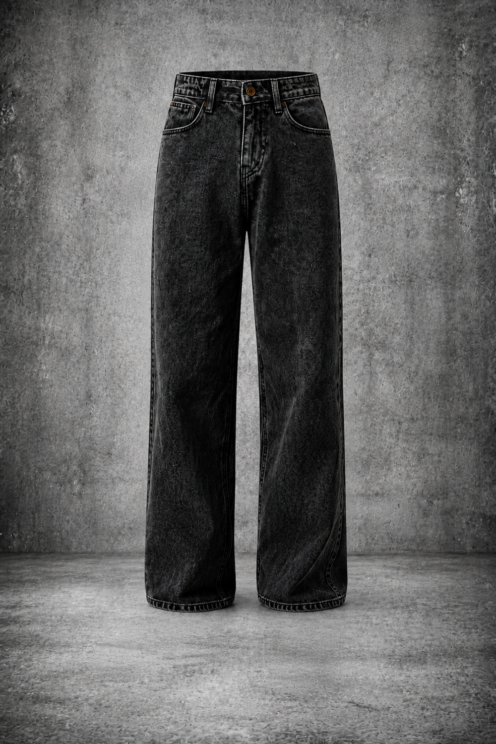 THE EASE DENIM IN CHARCOAL BLACK