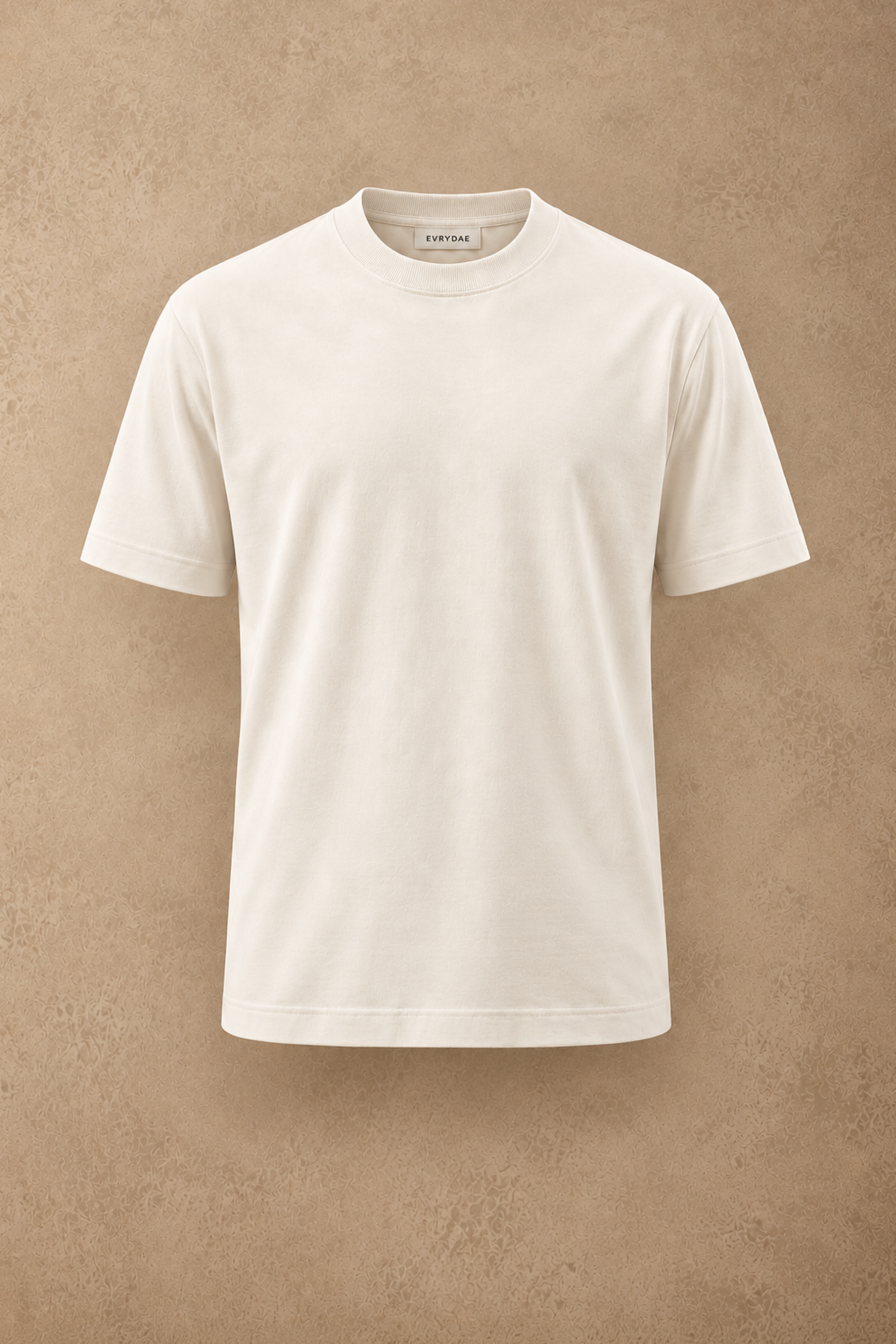 THE BAMBOO CREW TSHIRT IN OFF WHITE