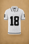 THE VARSITY MESH POLO IN MAISON WHITE