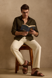 THE SEOUL LINEN PANTS IN LIGHT SAND