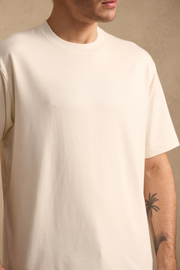 THE BAMBOO CREW TSHIRT IN OFF WHITE