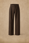 THE SEOUL PLEATED PANTS IN CHESTNUT