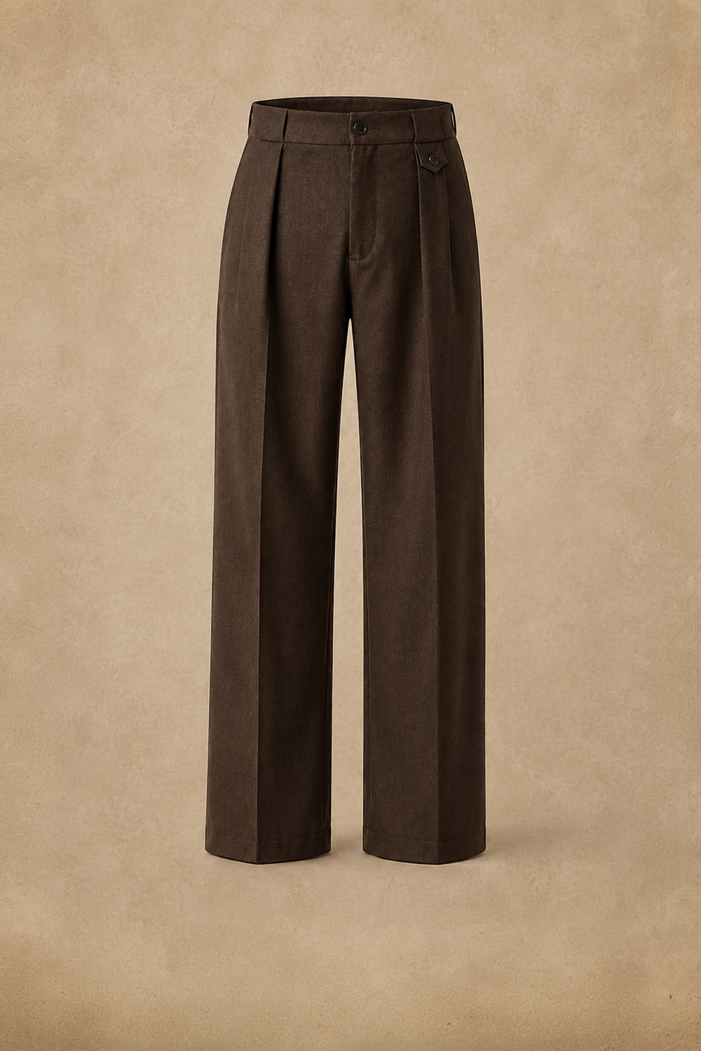 THE SEOUL PLEATED PANTS IN CHESTNUT