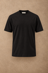 THE BAMBOO CREW TSHIRT IN DEEP BLACK