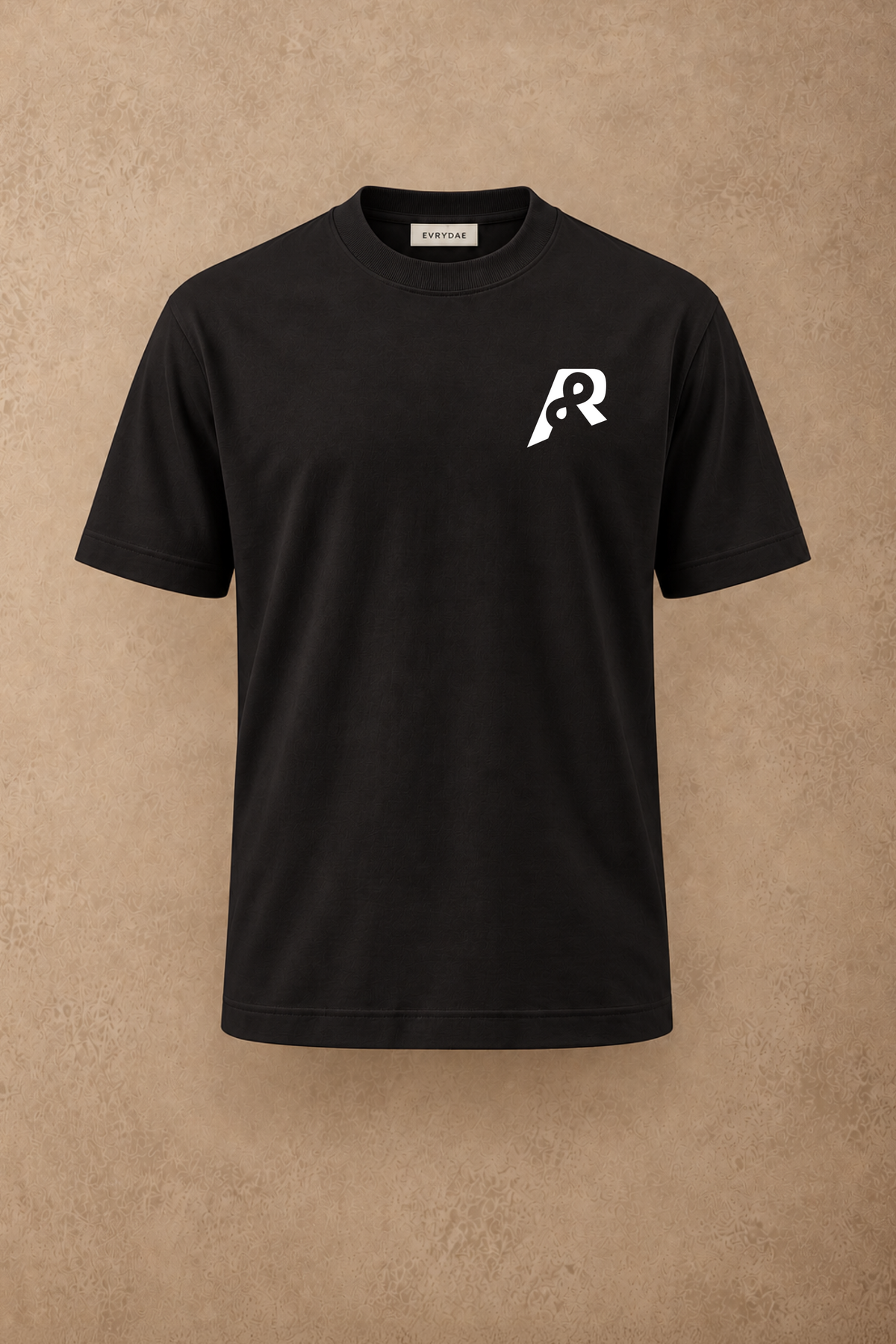 THE BAMBOO CREW TSHIRT IN DEEP BLACK