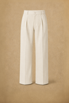 THE SEOUL AIR PANTS IN SOFT CREAM