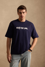 THE BAMBOO CREW TSHIRT IN ROYAL NAVY