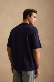 THE BAMBOO CREW TSHIRT IN ROYAL NAVY