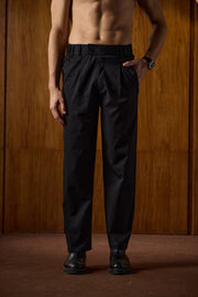 THE SEOUL AIR PANTS IN DEEP BLACK