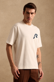 THE BAMBOO CREW TSHIRT IN OFF WHITE