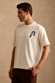 THE BAMBOO CREW TSHIRT IN OFF WHITE