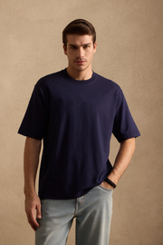 THE BAMBOO CREW TSHIRT IN ROYAL NAVY