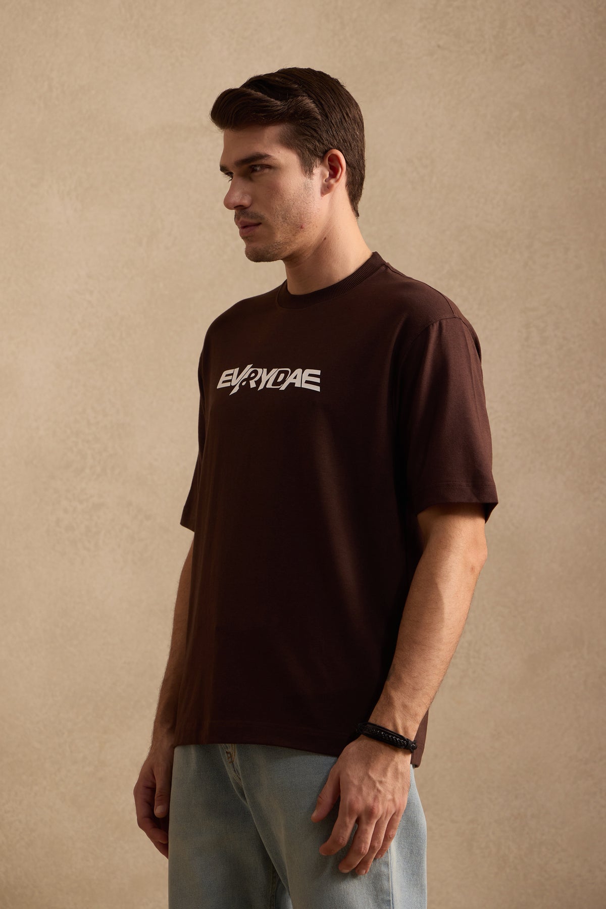 THE BAMBOO CREW NECK IN EXPRESSO BROWN