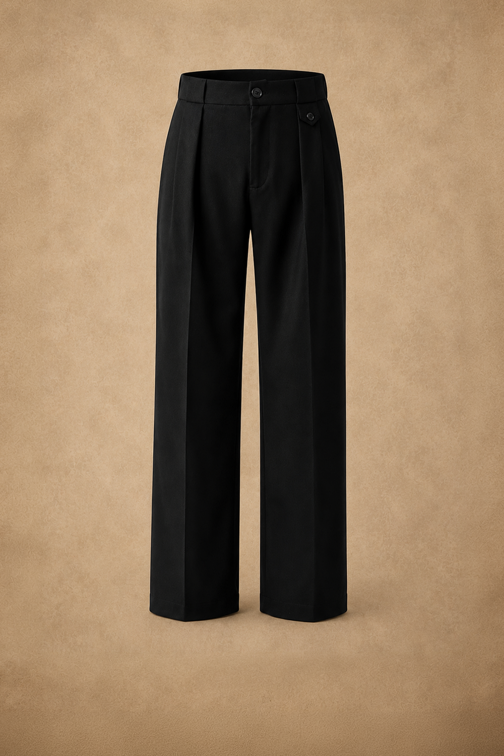THE SEOUL PLEATED PANTS IN DEEP BLACK