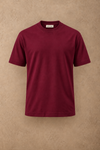 THE BAMBOO CREW TSHIRT IN MULBERRY WINE