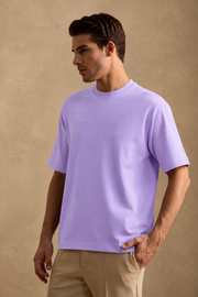 THE BAMBOO CREW TSHIRT IN LAVENDER