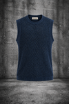 MESH KNIT TANK MIDNIGHT TEAL
