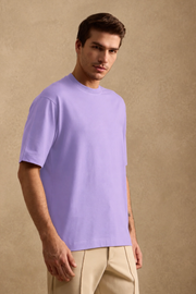 THE BAMBOO CREW TSHIRT IN LAVENDER