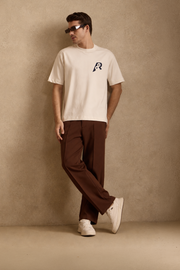 THE BAMBOO CREW TSHIRT IN OFF WHITE