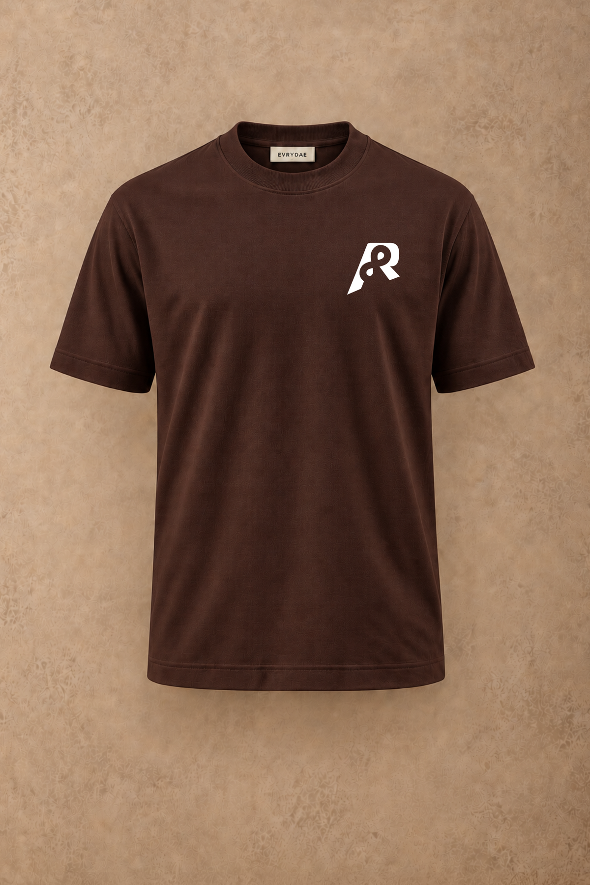 THE BAMBOO CREW TSHIRT IN EXPRESSO BROWN