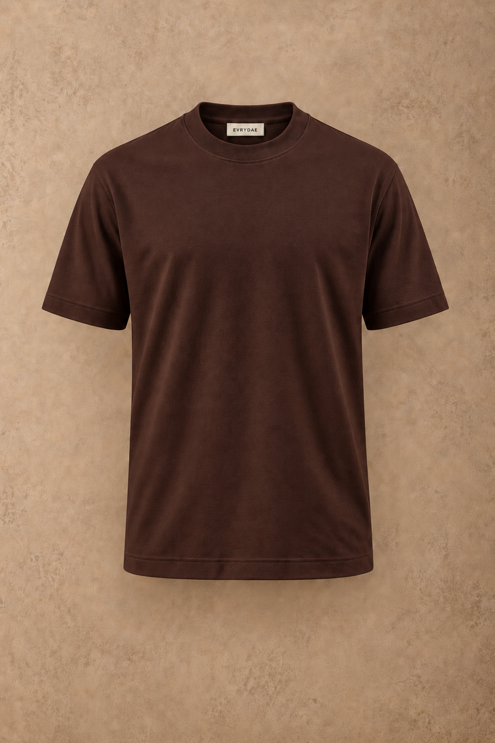 THE BAMBOO CREW NECK IN EXPRESSO BROWN