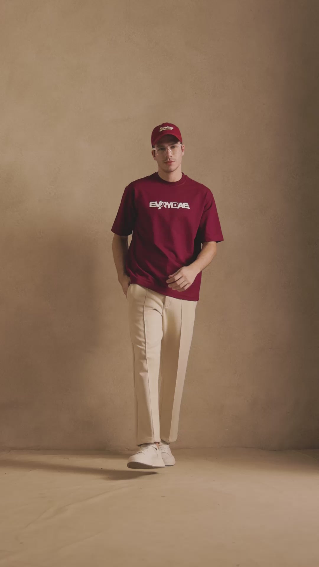 THE PIN TUCK PANTS IN SAND BEIGE